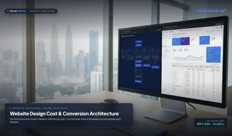 Website Design Cost Malaysia — 2026 SME Pricing & ROI Guide | Milas Digital